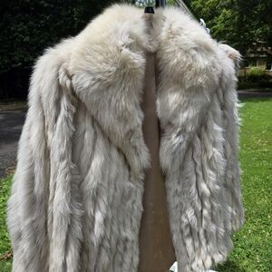 Luxurious Cream Fur Coat